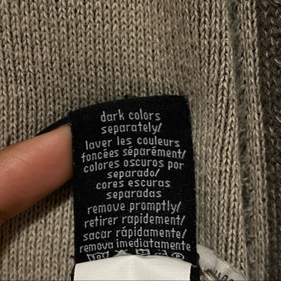 Calvin Klein Men’s Size XXL 1/4 Zip Pull Over Sweater Tan Brown Preppy Academia - Picture 6 of 6